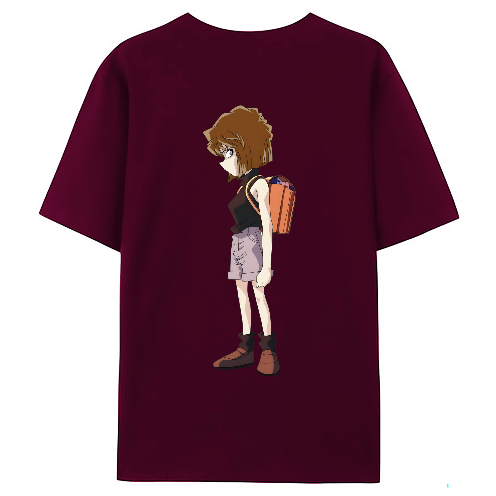（画像用） 名探偵コナン 灰原 哀 はいばら あい Detective Conan Anita Hailey、Vi Graythorn Haibara Ai レディース半袖Tシャツ(バックプリント)